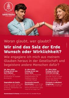 s_paulus_2024_gemeindeseminiar_poster_240205 | Kath. Pfarrei Selige Märtyrer vom Münchner Platz - Aktuelles - Woran glaubt, wer glaubt?